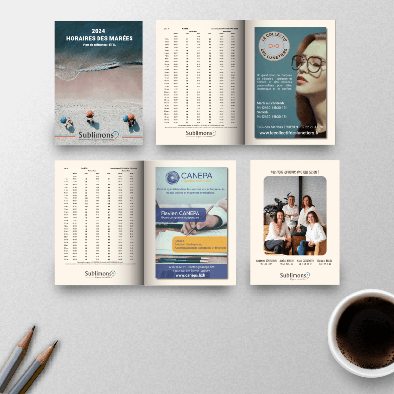 Brochure horaire de marée